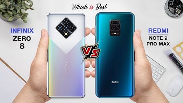 Infinix Zero 8 vs Redmi Note 9 Pro Max || Full Comparison ⚡⚡⚡ Camera, Display, Performance & More