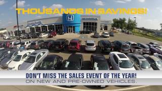 5 Big Days! 0% Financing at Honda North Big Tent Event!