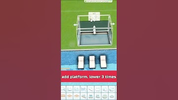 The Sims 4 Pool and landscaping ideas #shorts #short