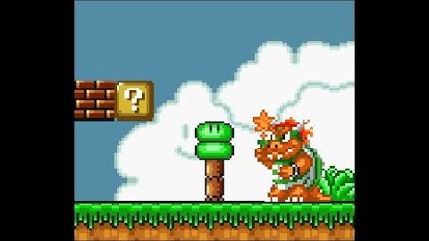 Super Mario Construct (PC) - Custom Level: Super Generic Grassland Adventure 2D World: Bowser