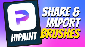 How to Import + Share brushes in HiPaint