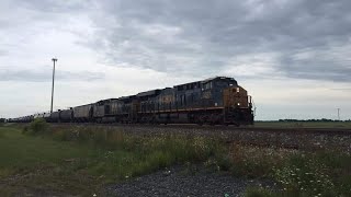 Late Afternoon WESTBOUND NB-DEF CSX Ethanol Train! (09/10/2022)