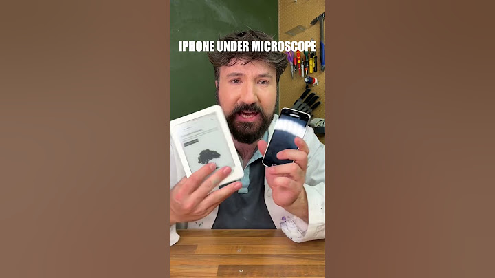 iPhone under microscope is insane!