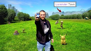 We recreated the old Pokémon games into real life