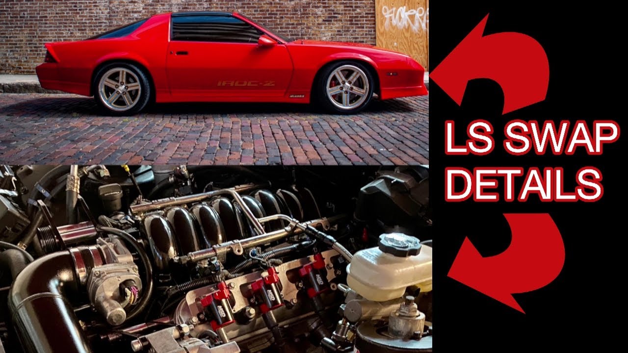 Как я поменял LS3 в своем Camaro Iroc-Z третьего поколения