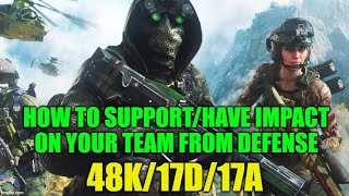 Battlefield 2042 - How to support/have impact on your team from defense - 48K/17D/17A