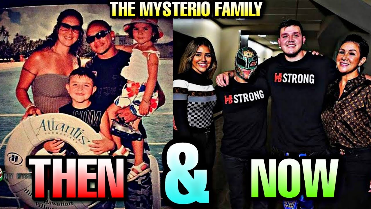 The Mysterio Family Transformation Then Now Rey Mysterio Dominik Mysterio liyah Angie Youtube