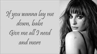 Video thumbnail of "Lea Michele ~ Sentimental Memories ~ Lyrics"