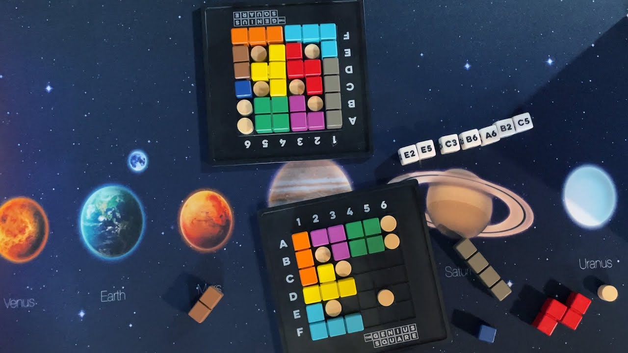The Genius Square - Competitive puzzle board game my son LOVES! - YouTube