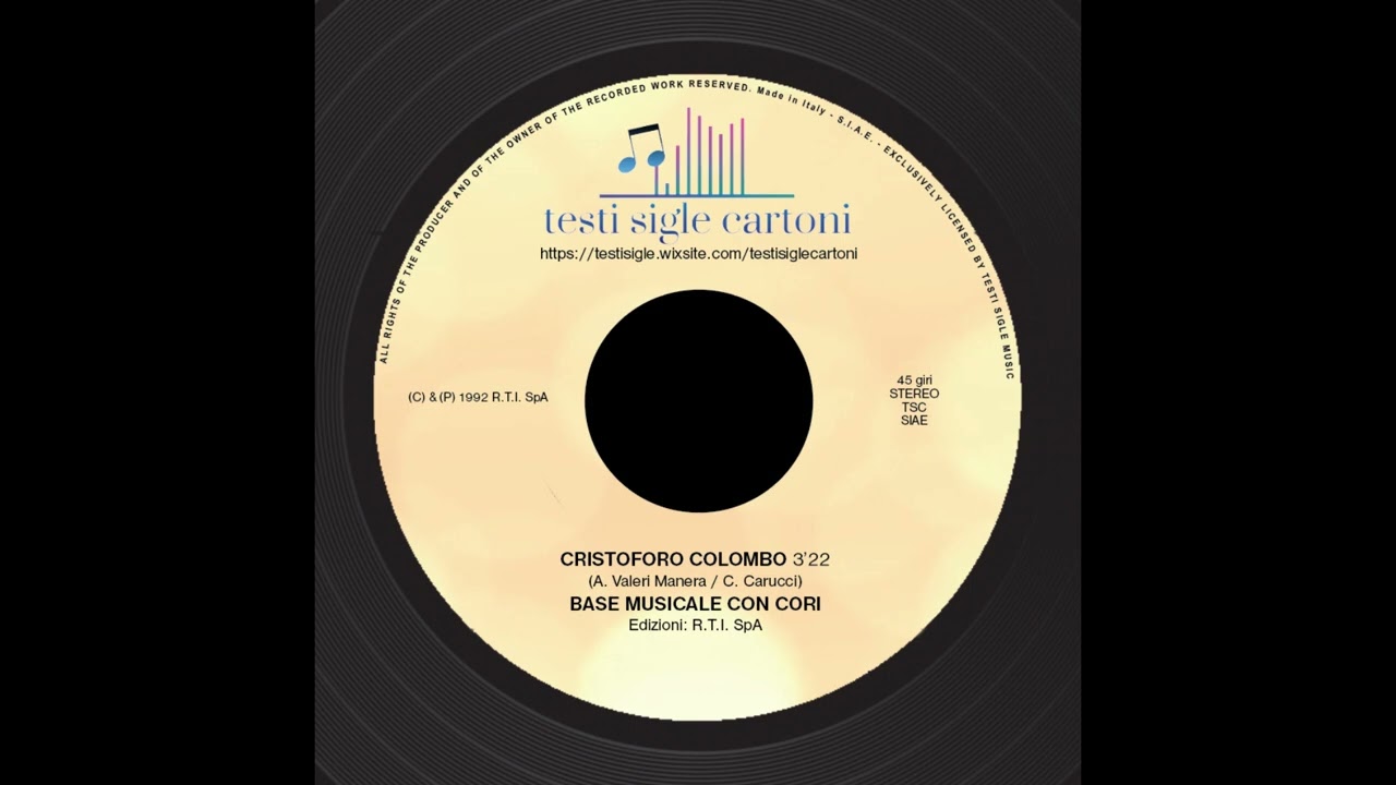 Cristoforo Colombo (base musicale con cori) (da 