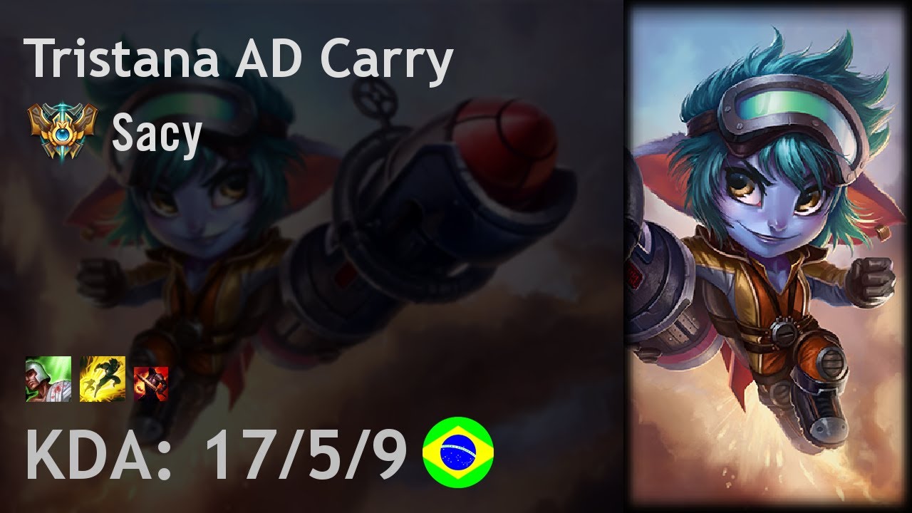 Tristana AD Carry vs Caitlyn - Sacy - BR Challenger Patch 7.10