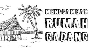 Menggambar RUMAH GADANG Menggunakan Aplikasi Gambar MS PAINT screenshot 4