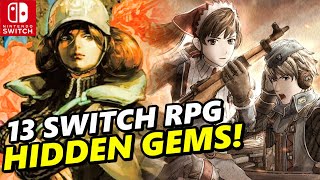 13 BIG Hidden Gem Nintendo Switch RPGS !