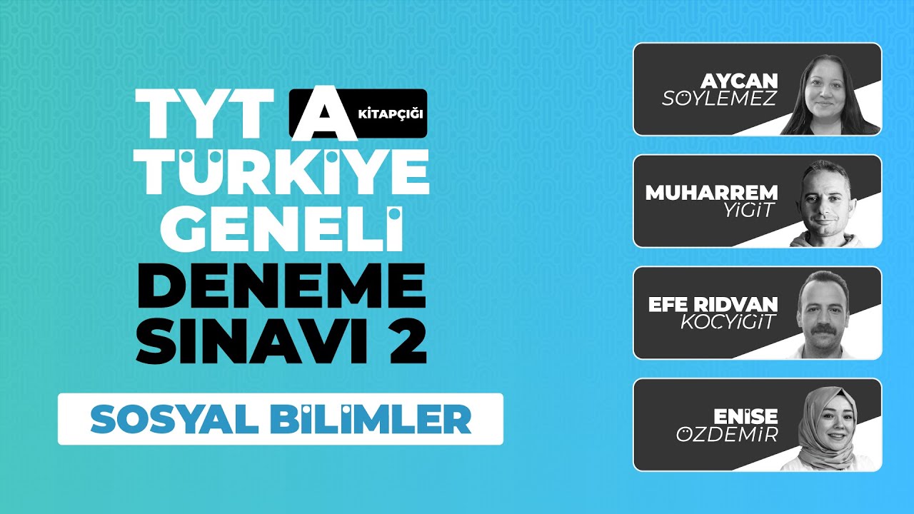 3D Türkiye Geneli Deneme Sınavı 2 - TYT - A Kitapçığı Sosyal Bilimler Soru Çözümleri