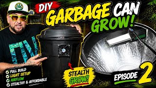 DIY Stealth Grow Box | Installing the Grow Light & Ventilation (Episode 2)