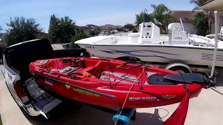 Transporting Kayak with a Harbor Freight bed extender