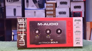 M  Mtrack Solo 2 in 2out Usb  Interface Box Overview