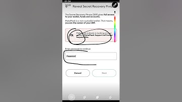 Recover your metamask secret passphrase
