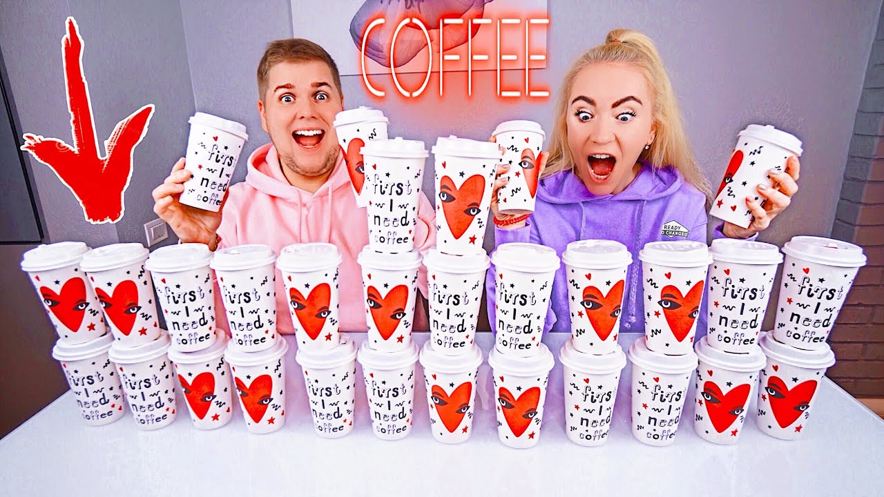 не выбирай КОФЕ СЛАЙМ ЧЕЛЛЕНДЖ ☕ Лизун из случайных ингредиентов COFFE Slime Challenge