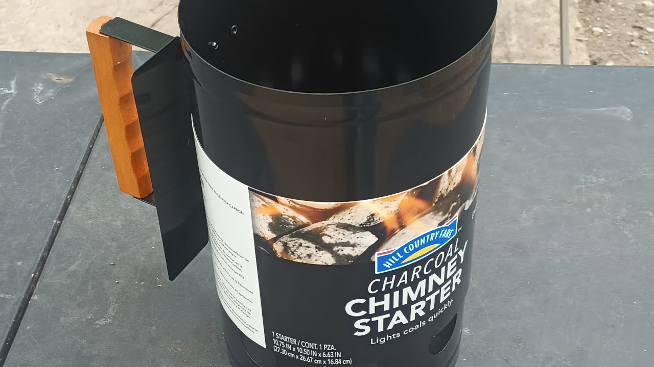 [Checking out] HEB Hill Country Fare Charcoal Chimney Starter 🔥 With