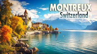 Walking tour 4k HDR - Montreux - Switzerland 4k