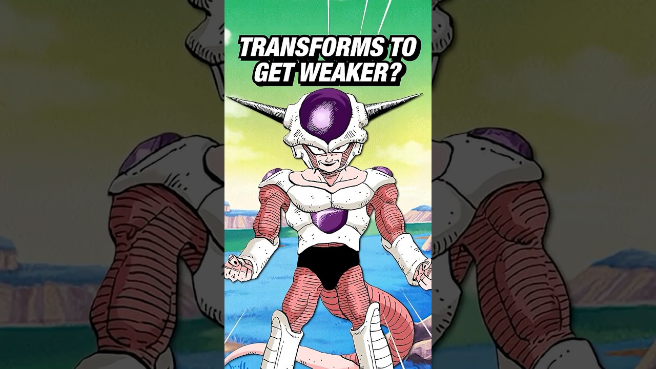 Frieza's Transformations Make Him WEAKER  #dragonball #dbz #goku