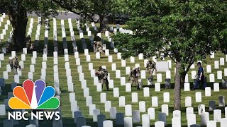 Biden Attends Memorial Day Ceremony At Arlington National Cemetery