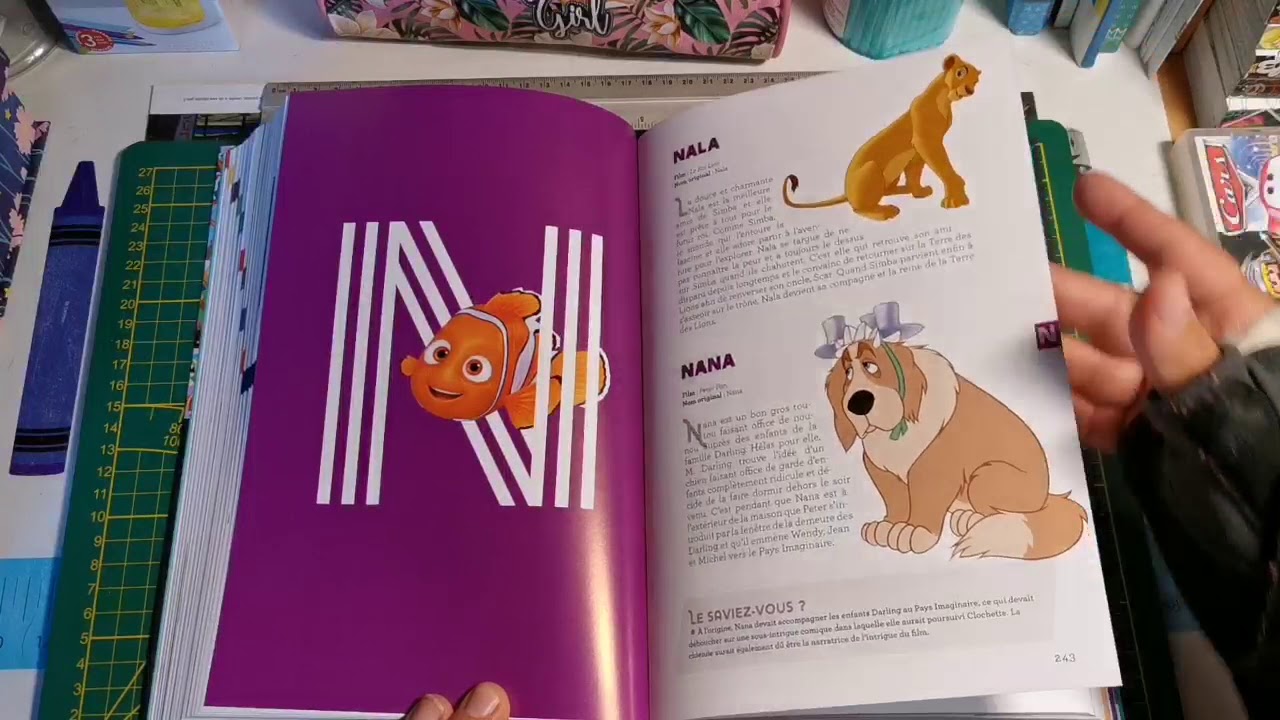 Présentation du livre Disney Who's who de Hachette Heroes