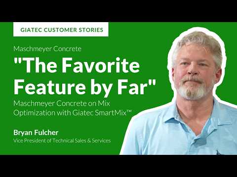 "The Favorite Feature by Far": Maschmeyer Concrete on Mix Optimization with Giatec SmartMix™