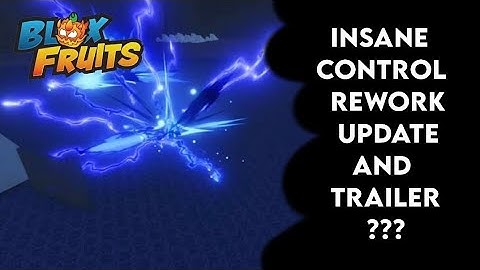 Control Fruit Rework in Blox Fruits😱 l Update Release Date