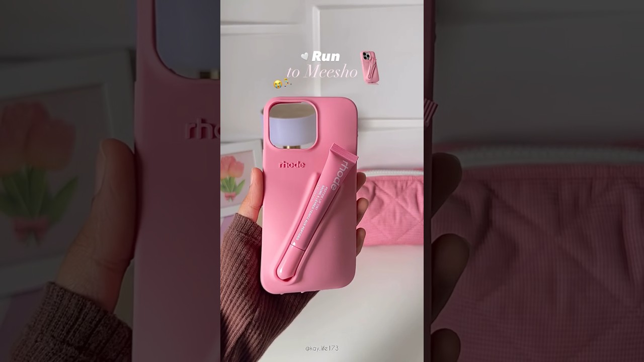 🛍️ Meesho Viral Product Alert 🚨 Cute Phone Case with Lip Balm 😳✨#meesho #shorts #meeshofinds #viral