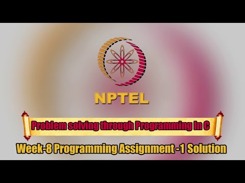 Problem solving through Programming In C ||Week-8|| Programming Assignment-1 Solution