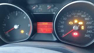 Ford 1.6 diesel dashboard lights flashing