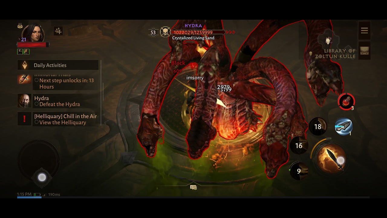 DIABLO IMMORTAL ALPHA (HYDRA) - YouTube