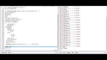 Cube root using bisection method in Rstudio