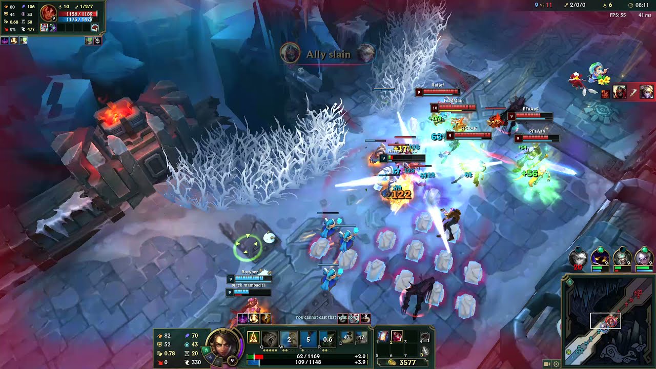 League Of Legends - Aram Gameplay #1 - Youtube