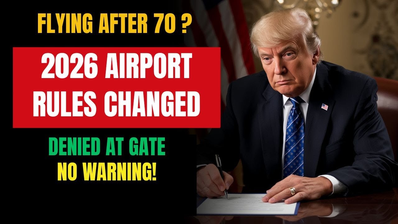 Flying After 70? New 2026 Airport Rules Are Stopping Seniors at Boarding Gates |Social Security
