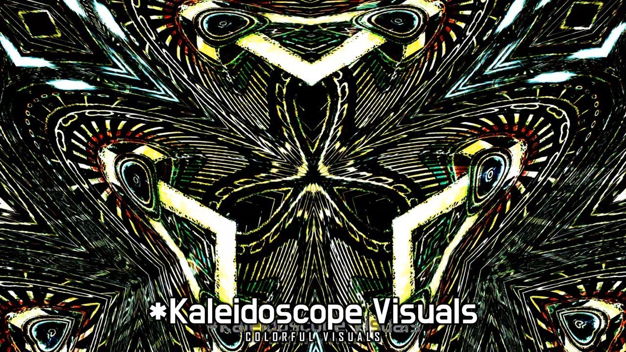 Kaleidoscope Visuals 4K Visual ASMR Ambient Calm Peaceful Carefree ...