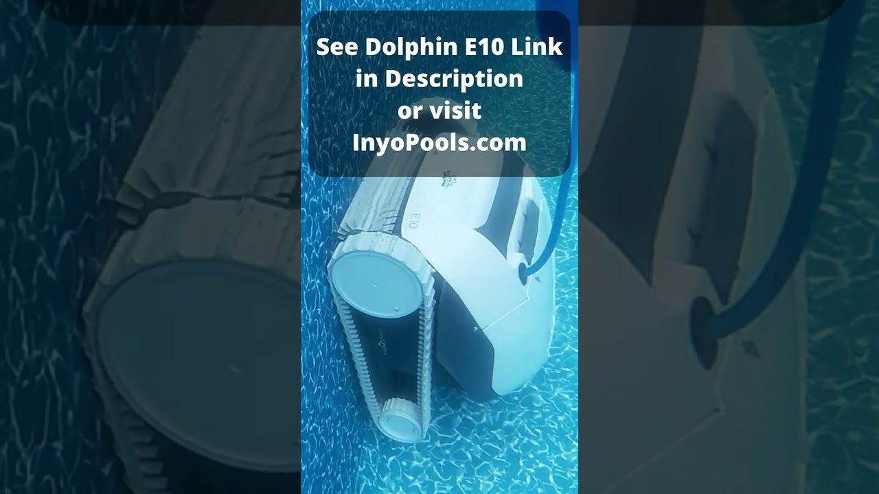 Above Ground Robotic Pool Cleaner Dolphin E10 YouTube