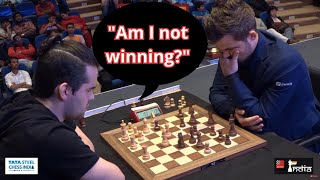 1.e4 d5!? | Nepo vs Carlsen | Tata Steel Chess India 2019 | Commentary by Sagar