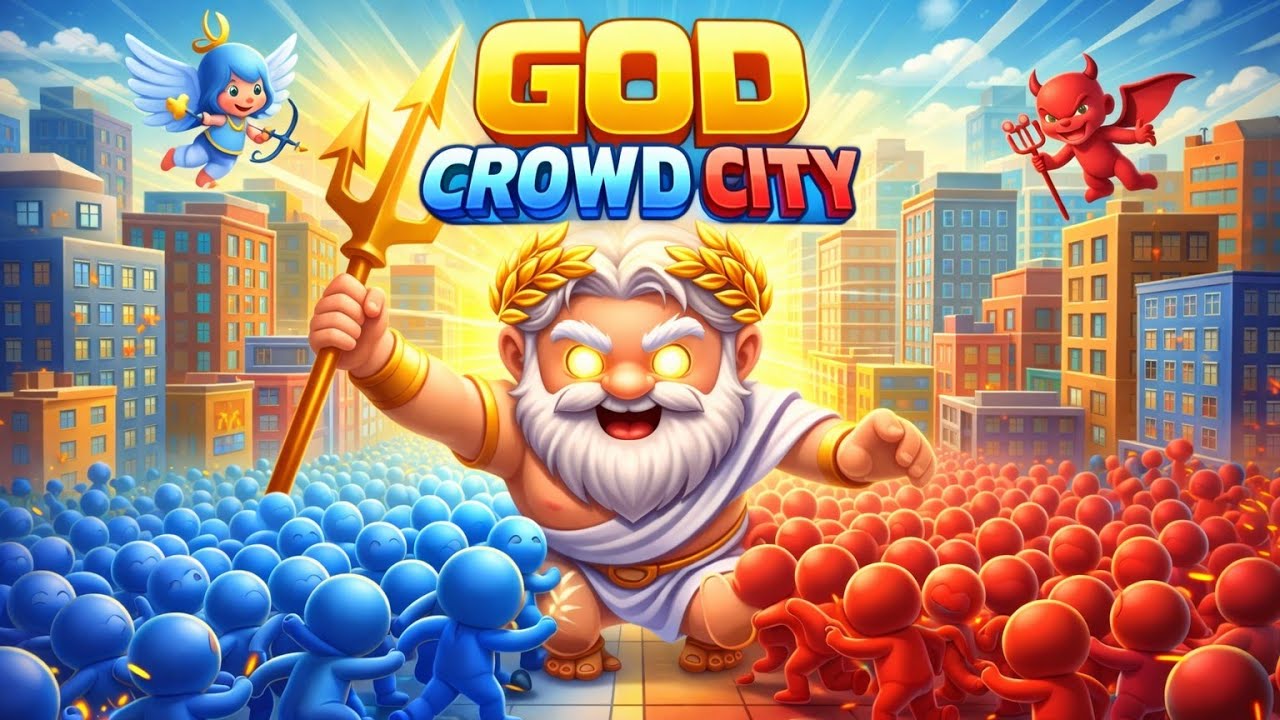 God Crowd City  Would Record map All Levels High Score +999 (Android Walkthrough game)