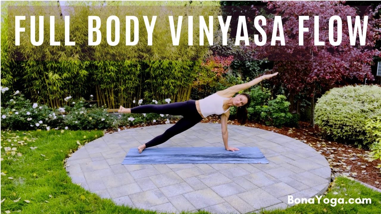 Full Body Vinyasa Flow | Strength, Balance, Core & Inversions - YouTube