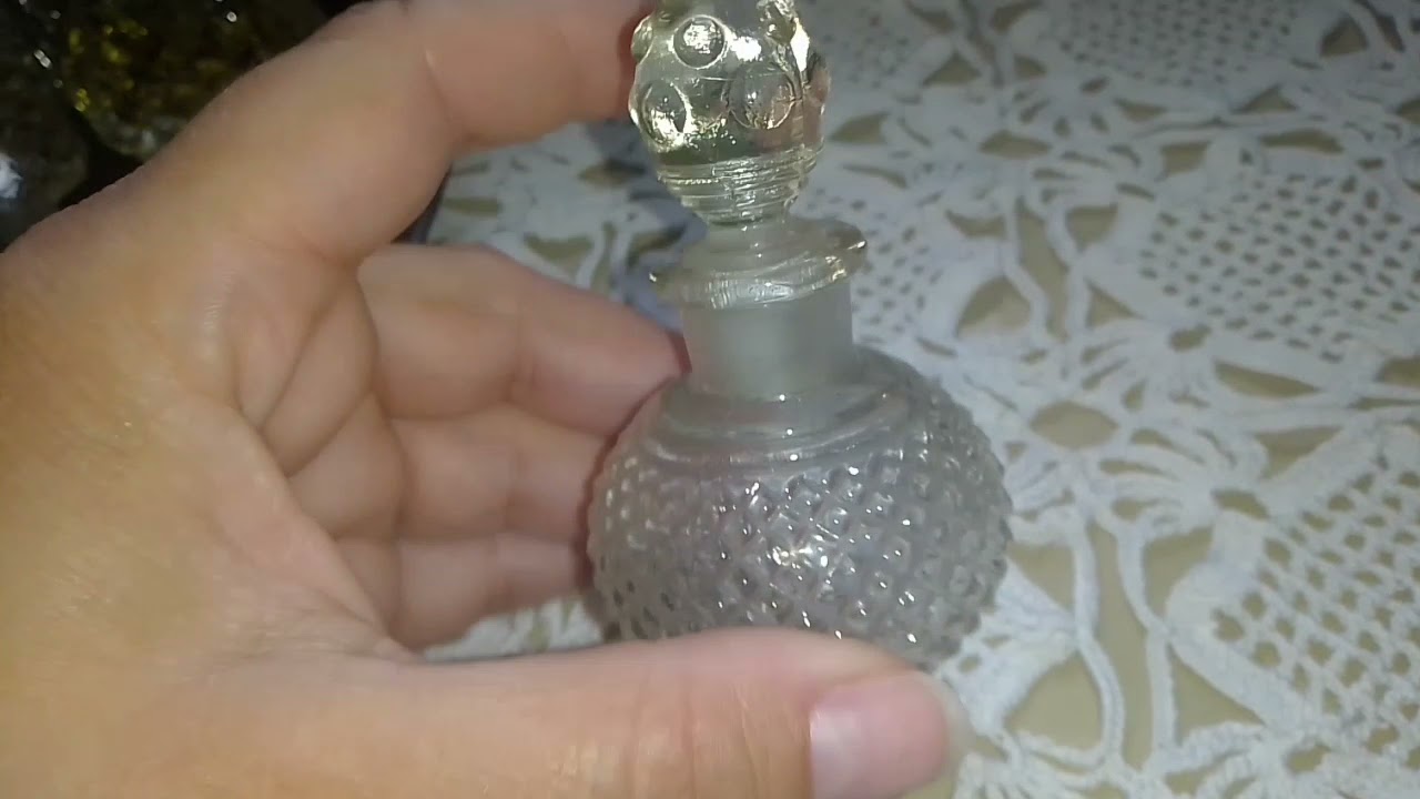 PERFUME BOTTLES MADE OF CRYSTAL AND SPECIAL GLASS