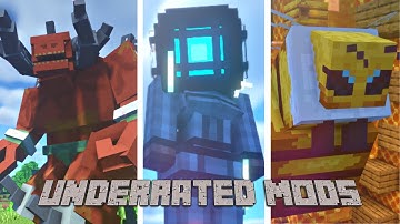 TOP 17 Amazing Underrated Mods for Forge & Fabric 1.16.5/1.17.1 | Mobs, Bosses, Dungeons & More!