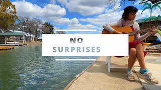 some radiohead by a lake || no surprises cover