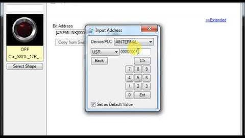 INTERNAL ALARM SETTING PROFACE HMI