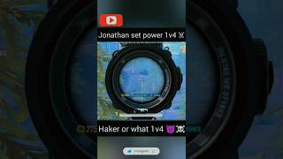 Jonathan set ki power alag hi level ki hoti hai 💪1v4 clutch karke pura squad wipe kar diya 🔥 #bgmi