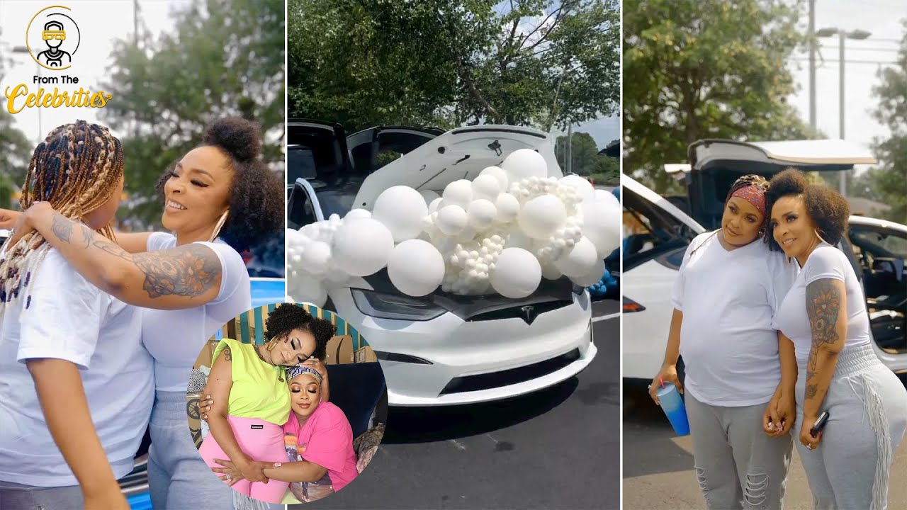Jesseca Harris-Dupart Pre-Push Tesla Gift To Da Brat [VIDEO]