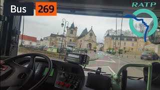 Bus 269 RATP | Ézanville Rû de Vaux/Gare de Garges-Sarcelles RER - 4K60FPS