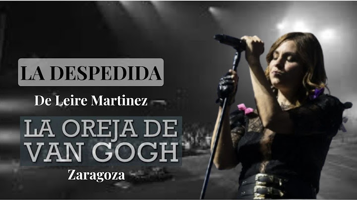 El ÚLTIMO CONCIERTO de LEIRE de La Oreja de Van Gogh~( Zaragoza) Espacio Zity 4K - 07/10/2024